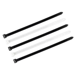 100mm 4 inch black/natural cable tie zip ties 1000pcs