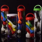 DIY Bottled Colors Plastic Tie Cable Nylon Ties For Wires