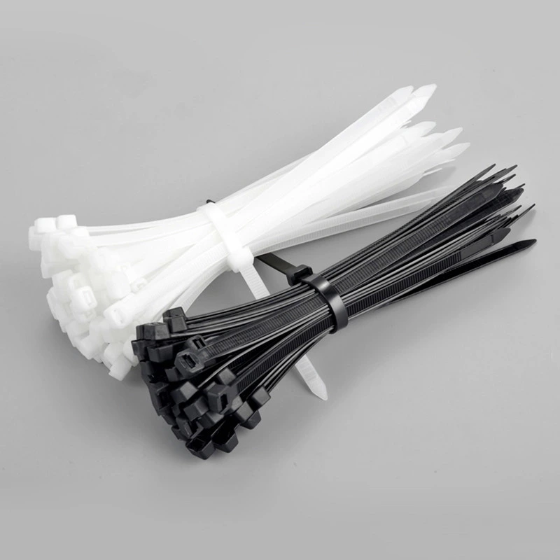 Natural Plastic Cable ties wrap white nylon cable straps