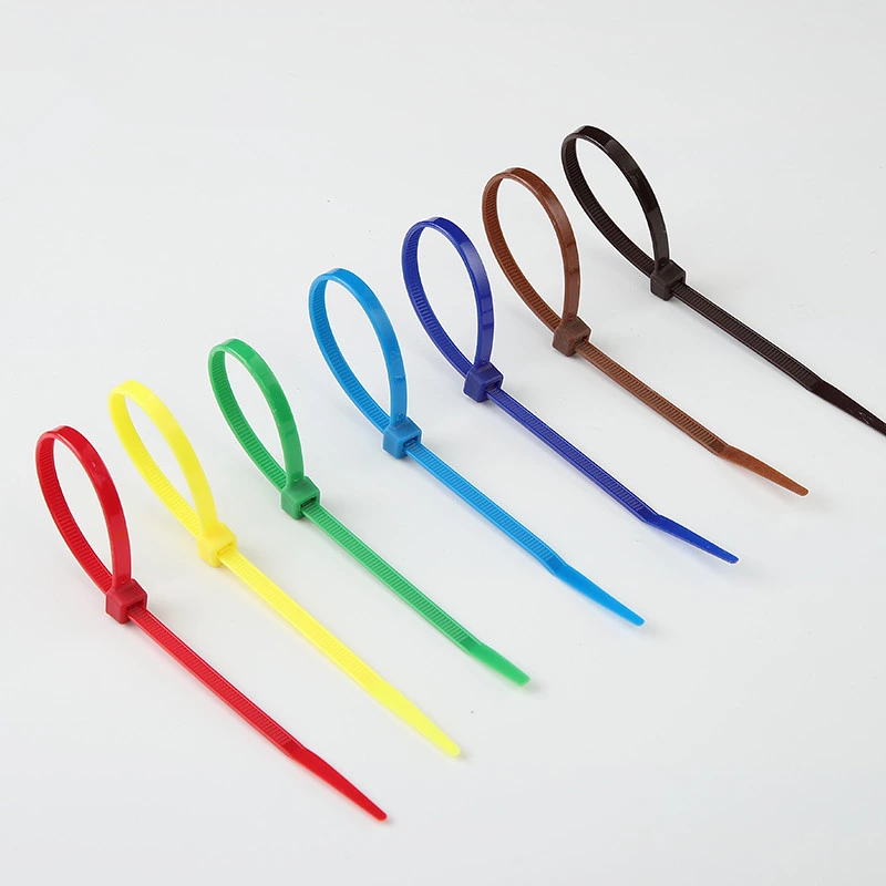 DIY Bottled Colors Plastic Tie Cable Nylon Ties For Wires