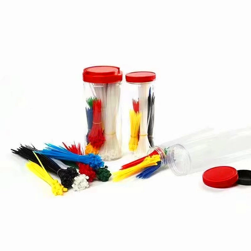 DIY Bottled Colors Plastic Tie Cable Nylon Ties For Wires