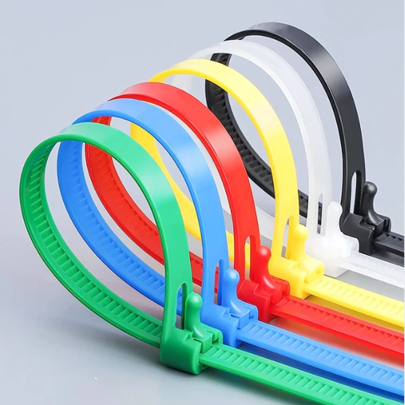 7.2x300mm Releasable Nylon Cable Ties Plastic Wire Ties