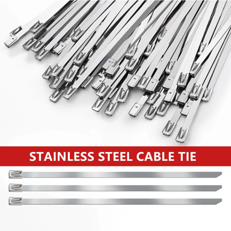 PVC Coated Stainless Steel SS Cable Zip Ties