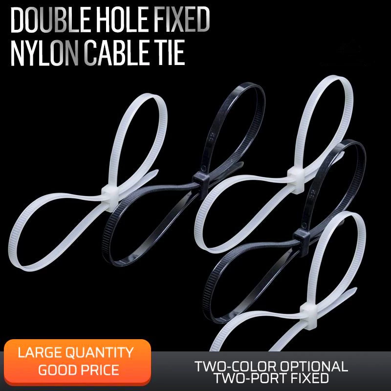 Double Self Locking Head Nylon Cable Zip Ties