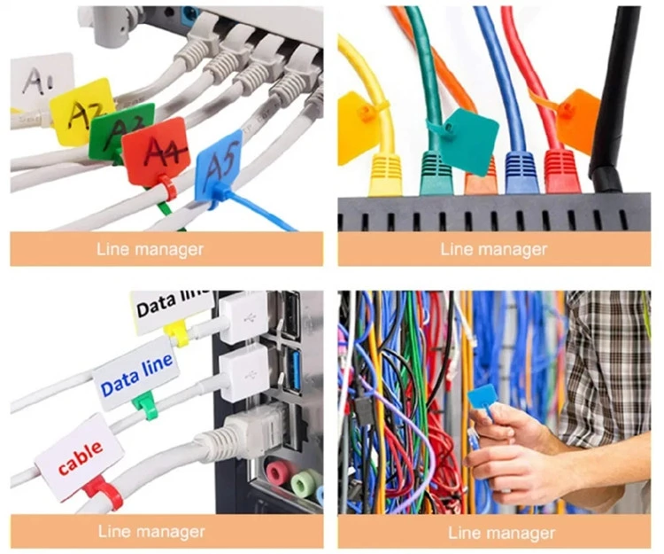 Nylon Label Cable Marker Ties Tags