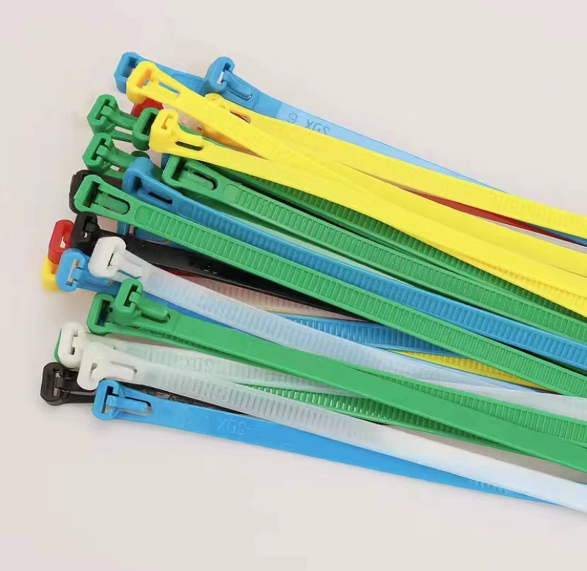 7.2x150mm Releasable Nylon Cable Ties Plastic Zip Ties