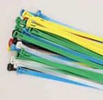 7.2x450mm Coloured Releasable Nylon Cable Zip Tie Plastic Cable Tie