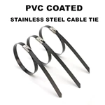 PVC Coated Stainless Steel SS Cable Zip Ties