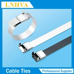 Reusable Stainless Steel Metal Wire Zip Cable Ties Wraps