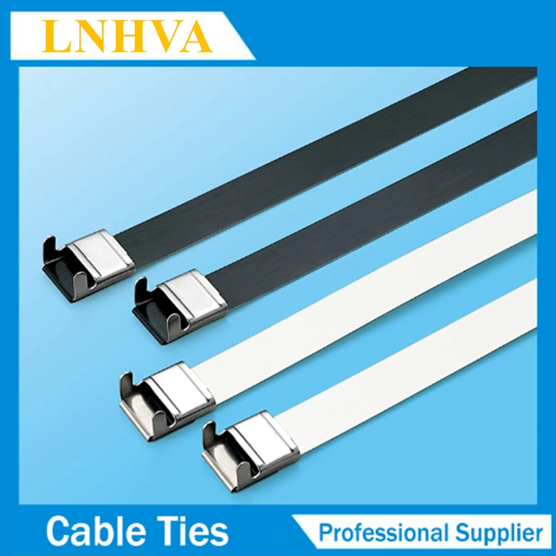 Releasable Stainless Steel Metal Wire Zip Cable Ties Wraps