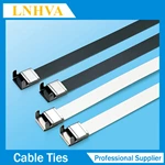 Metal Releasable Stainless Steel Zip Cable Ties With Buckle