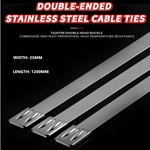 Heavy Duty Double-ended Metal Cable Tie Zip Ties Wraps