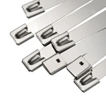 Self Locking Stainless Steel Metal Zip Ties