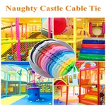 High Quality Naughty Castle Playground Security Nylon Cable Zip Ties