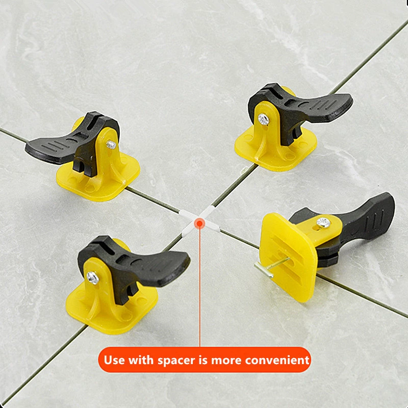 Reusable Tile Leveling System With Steel Nail