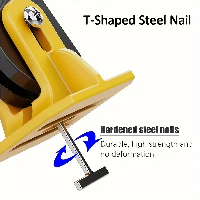 Reusable Tile Leveling System With Steel Nail