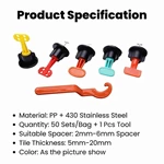 Reusable Tile Leveling System Tools