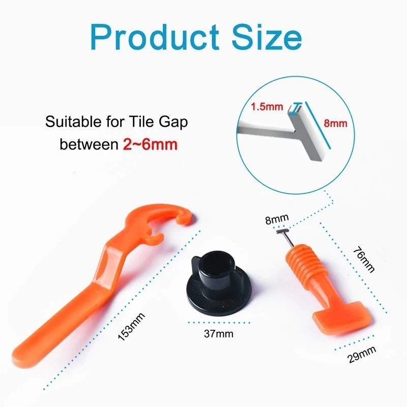 T Pin Tile Leveling System