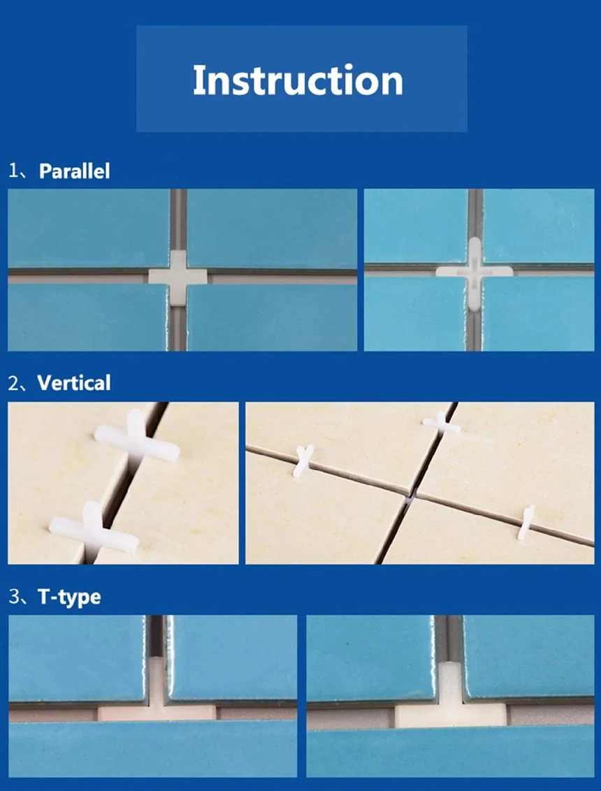 25mm Length Ceramic Tile Leveling System Cross Spacer