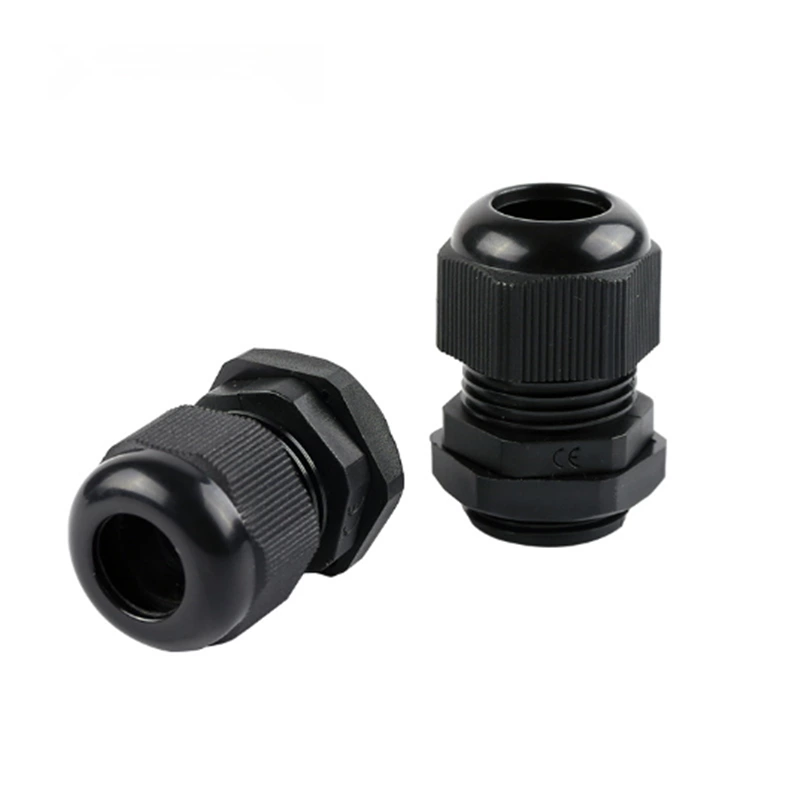 Pg21 IP68 Waterproof Nylon Cable Glands Plastic Wire Protector Joints