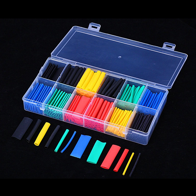 300Pcs Heat Shrink Tubing Wire Insulation Sleeving Wraps Assortment