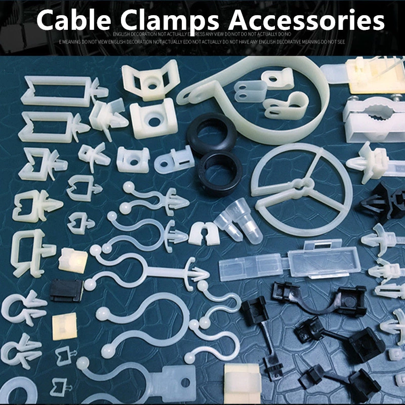 Plastic Wire Clamps Cable Accessories