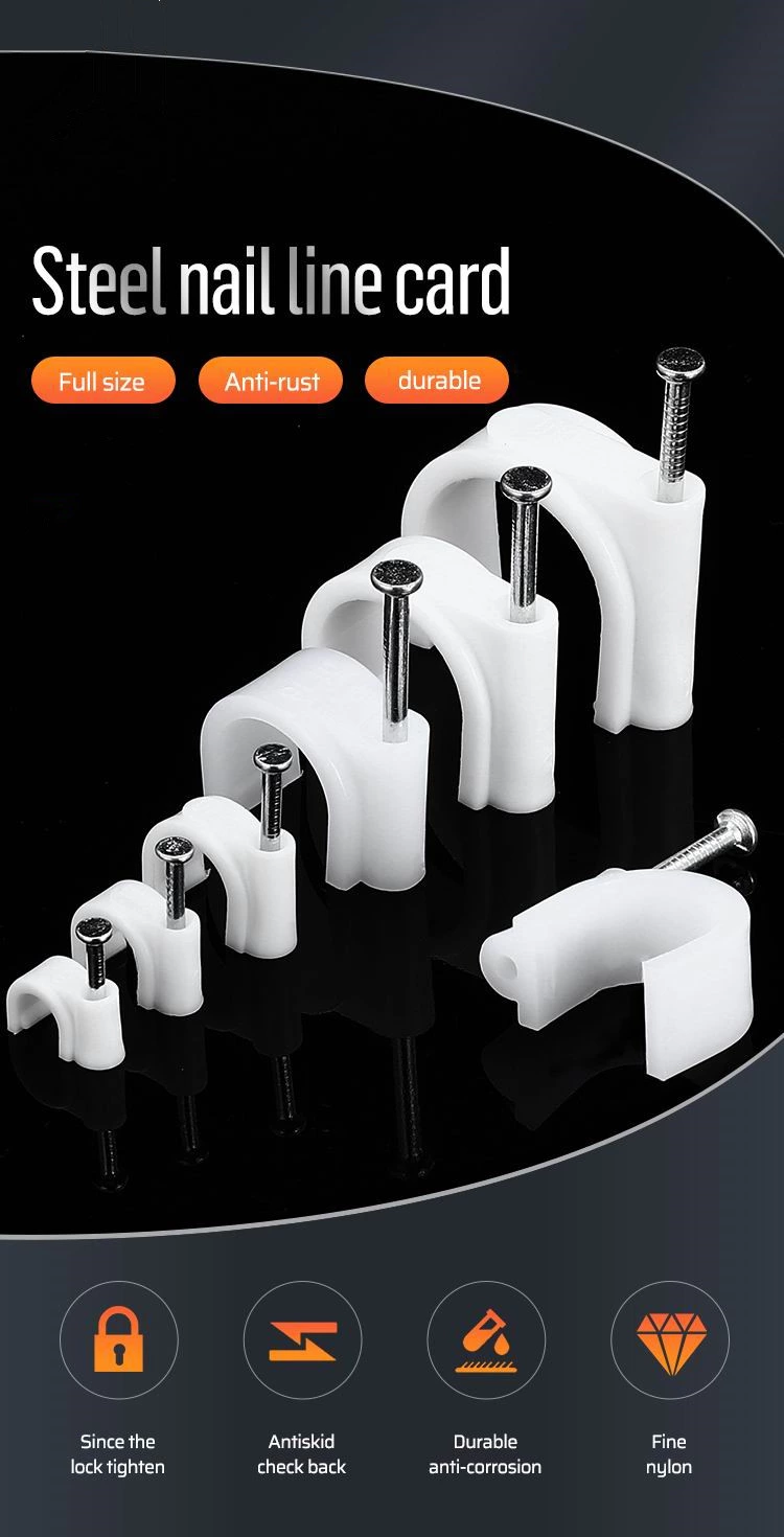 Industrial Square Flat Cable Clips