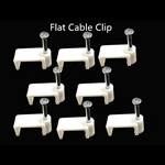 Electrical Wire Clips With Nail Cable Management