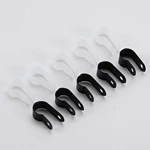 13.2 White Black Plastic Nylon Cable Clamps