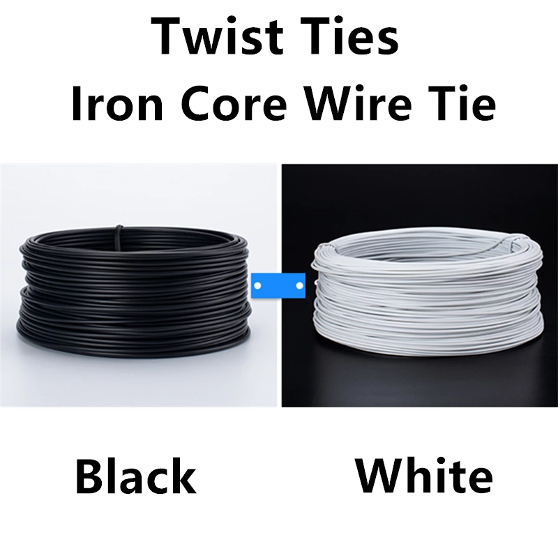 Iron Wire Twist Tie Garden Binding Wires Plant Craft