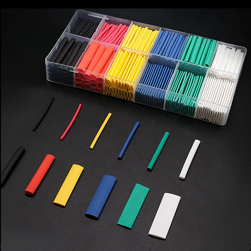 Electrical Heat Shrink Tubing Cable Wire Insulation Sleeving Wraps Assortment